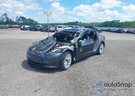 2022 Tesla Model 3 Long Range Dual Motor All-Wheel Drive из США, поврежденный, VIN 5YJ3E1EB0NF124664